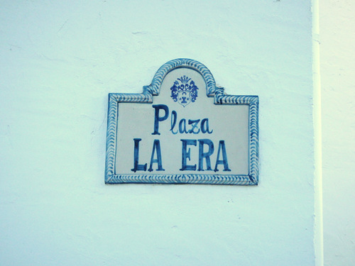 Official Plaza Marker, La Era.